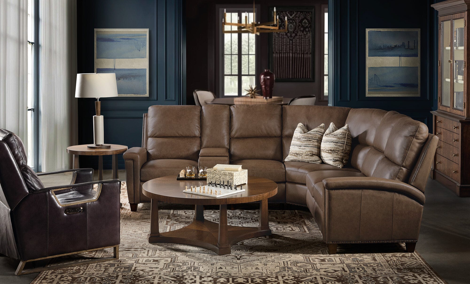 Julian Six-Piece Reclining Sectional Room