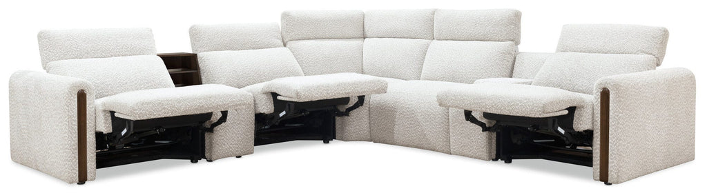 Anaheim Seven-Piece Power Sectional