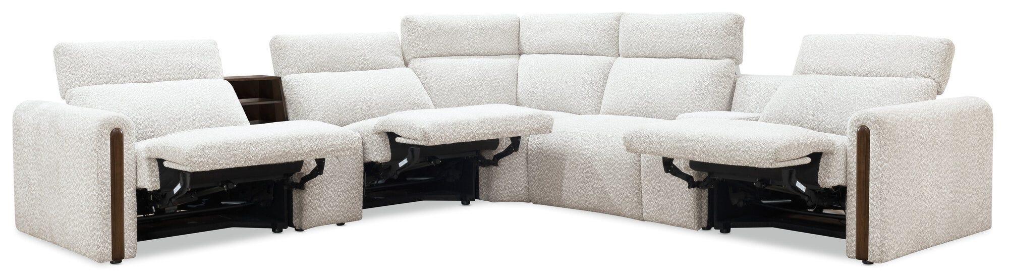 Anaheim Seven-Piece Power Sectional