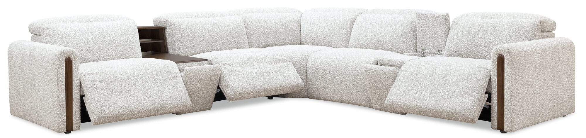 Anaheim Seven-Piece Power Sectional