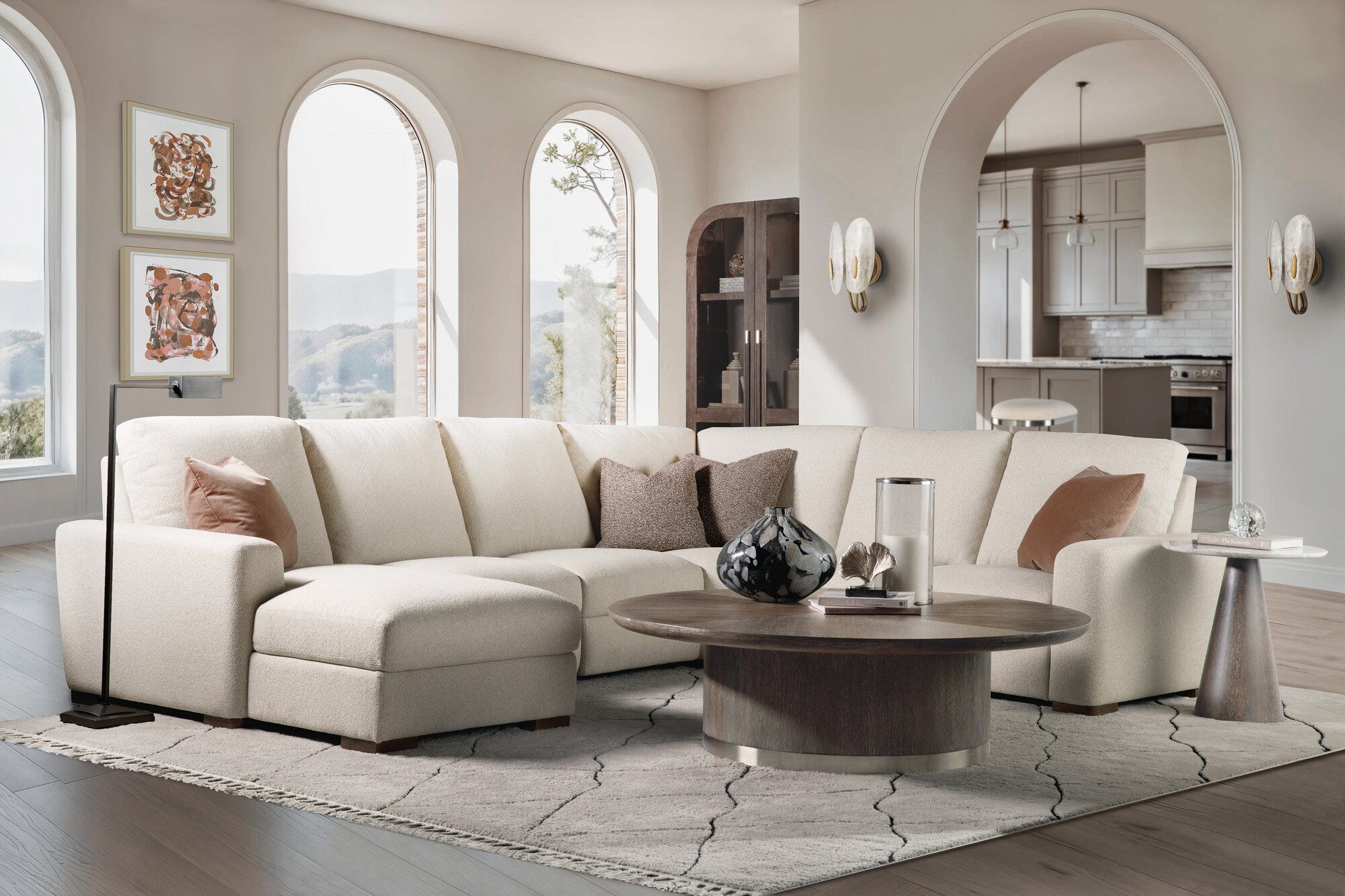 Optimus Five-Seat Sectional Room Image 2