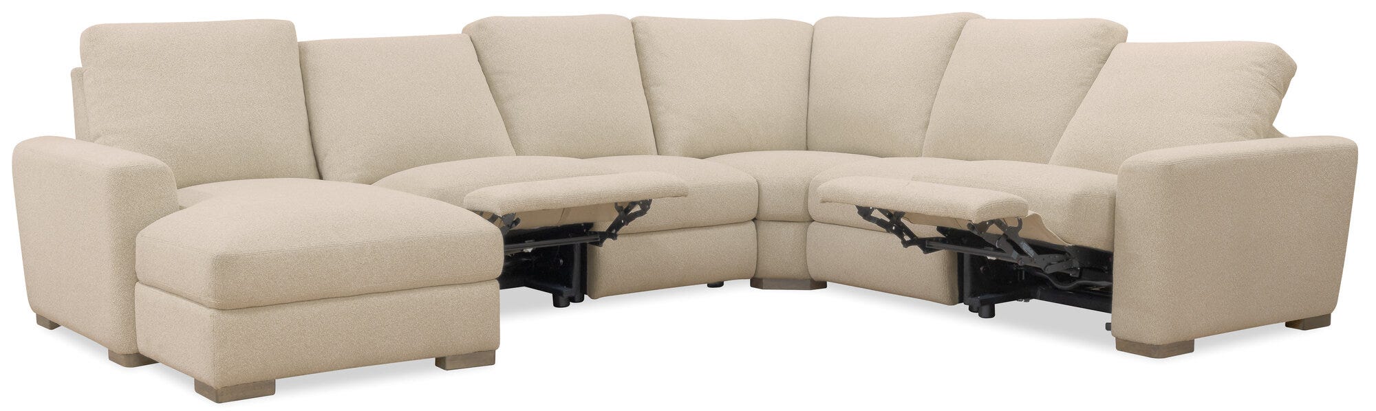 Optimus Five-Seat Sectional Silo - Full Open