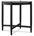 Graphite Round Post End Table