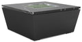 Graphite Square Fire Table