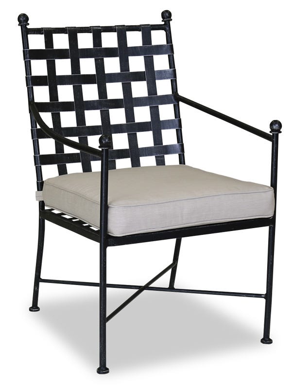 Provence Dining Chair in Canvas Flax w/ Self Welt