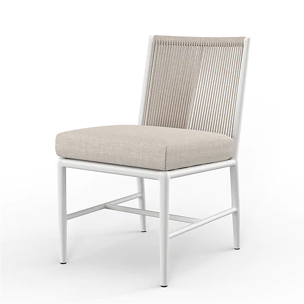Sabbia Armless Dining Chair in Echo Ash, No Welt