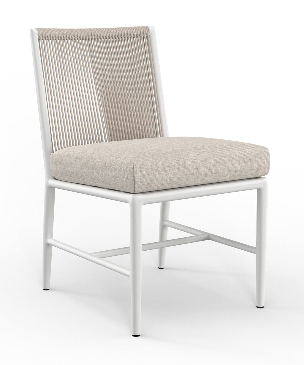 Sabbia Armless Dining Chair in Echo Ash, No Welt