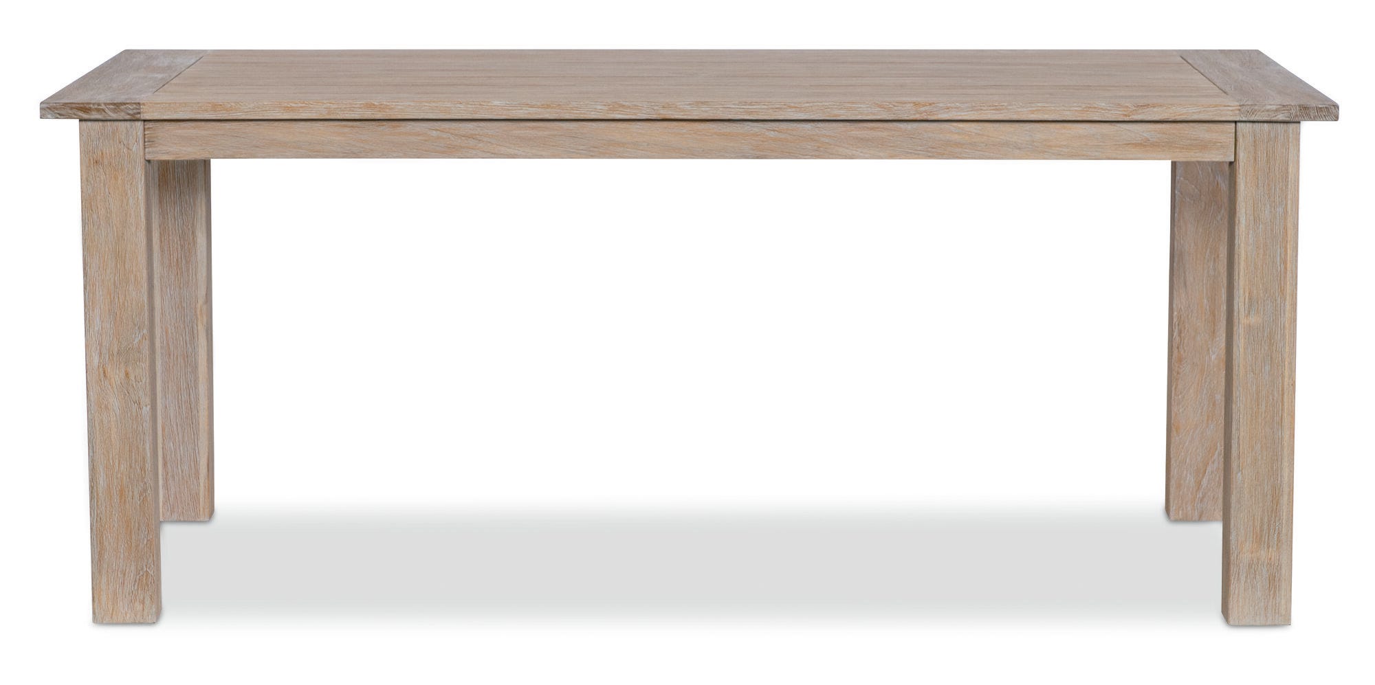 Coastal Teak 72 in. Rectangular Dining Table