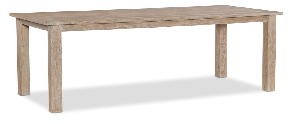 Coastal Teak 91 in. Rectangular Dining Table