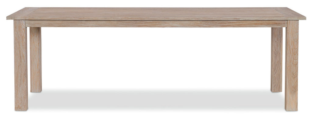 Coastal Teak 91 in. Rectangular Dining Table
