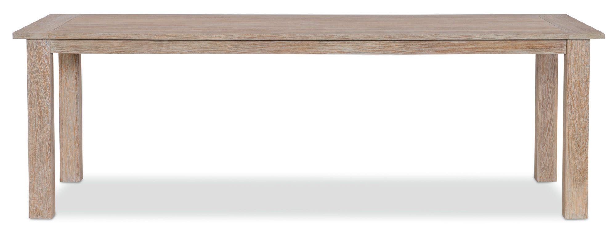 Coastal Teak 91 in. Rectangular Dining Table