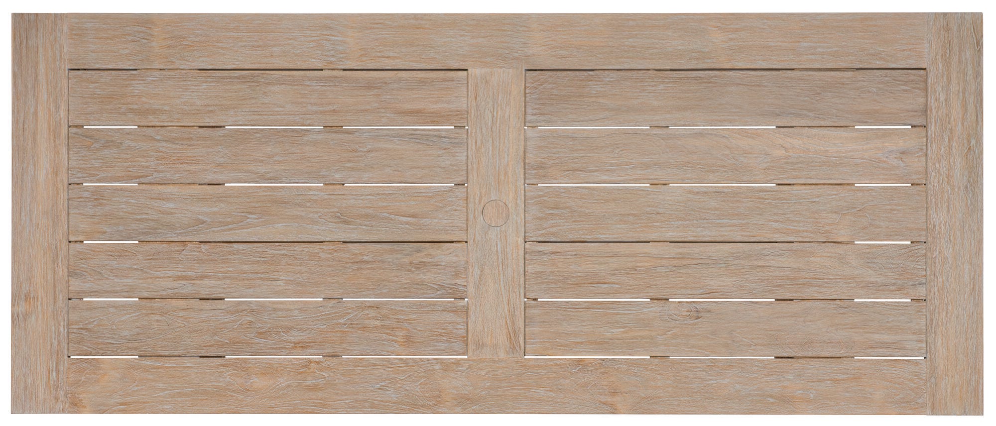 Coastal Teak 94 in. Rectangular Trestle Dining Table