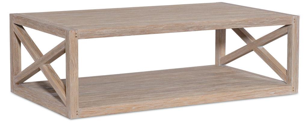 Coastal Teak X Coffee Table