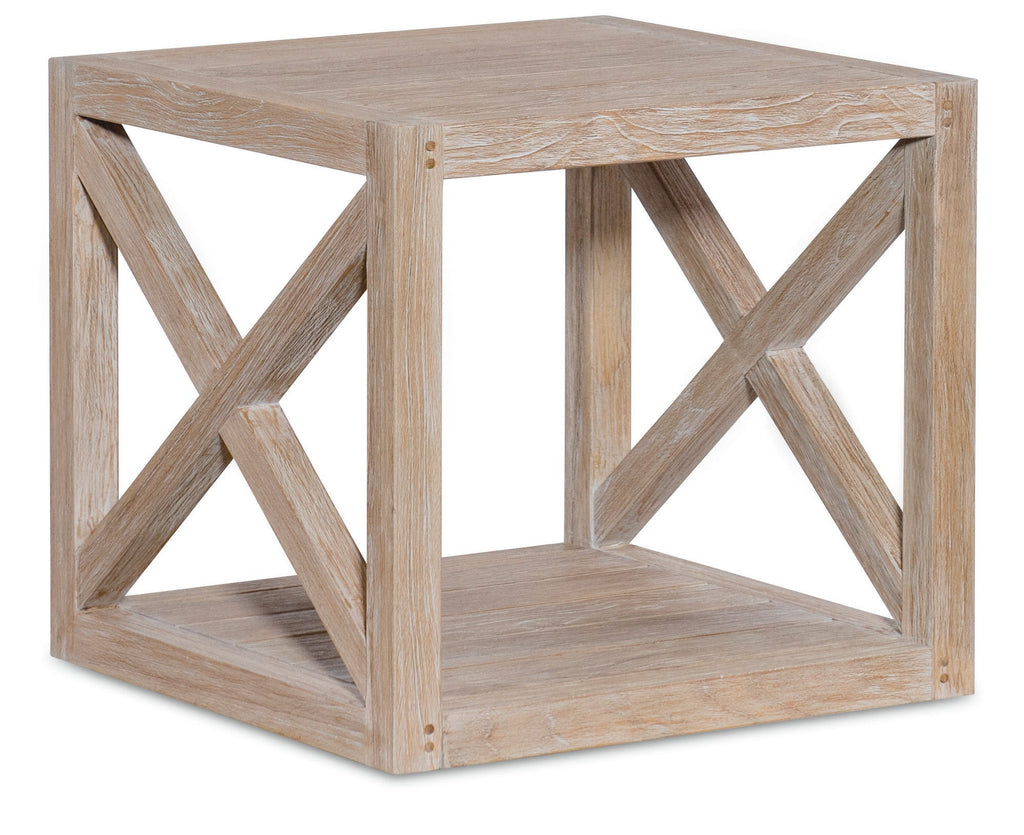 Coastal Teak X End Table