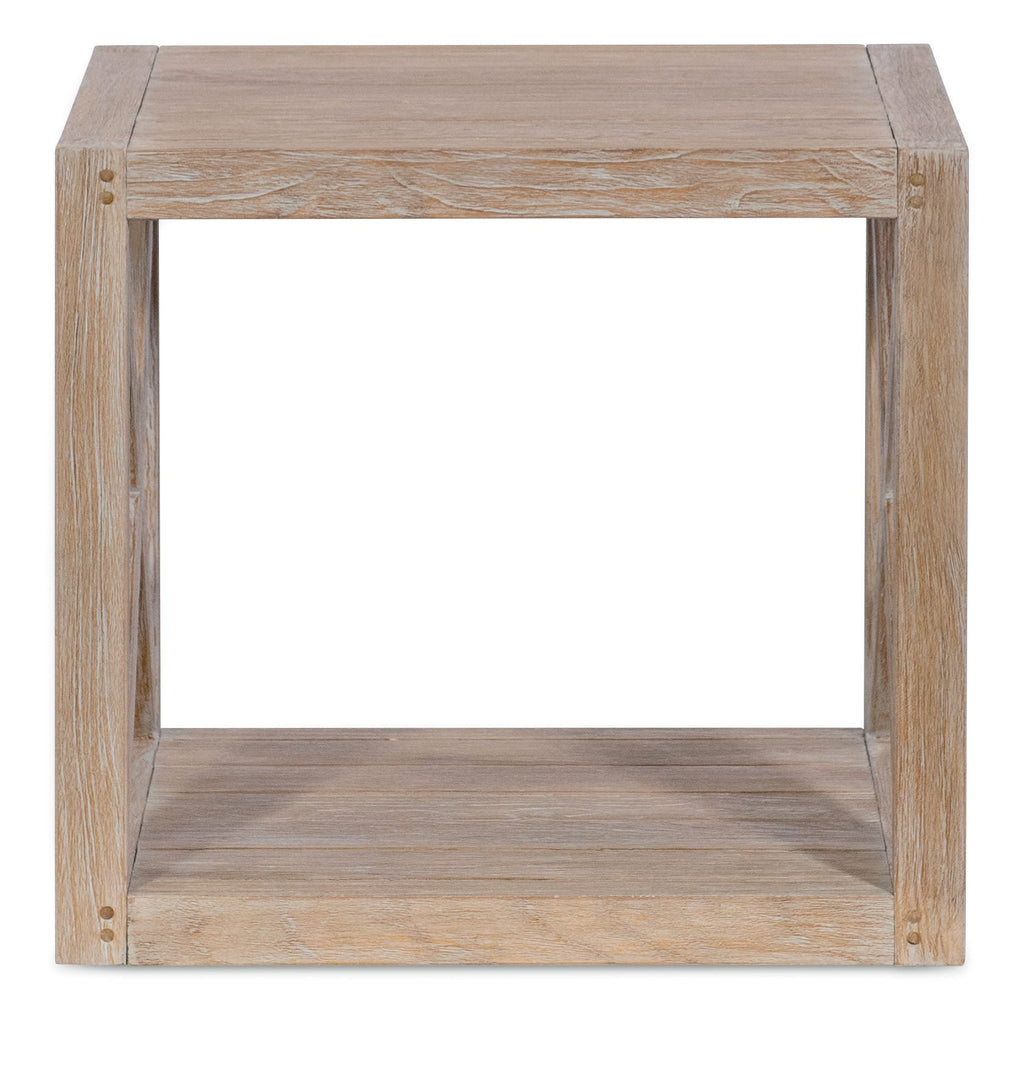 Coastal Teak X End Table