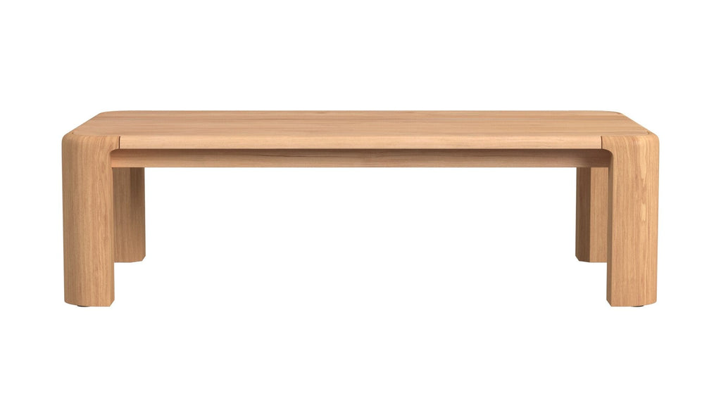 Natural Teak Coffee Table Back