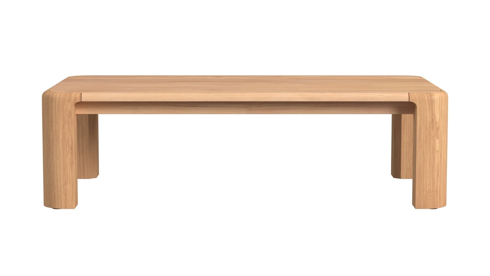 Natural Teak Coffee Table Back