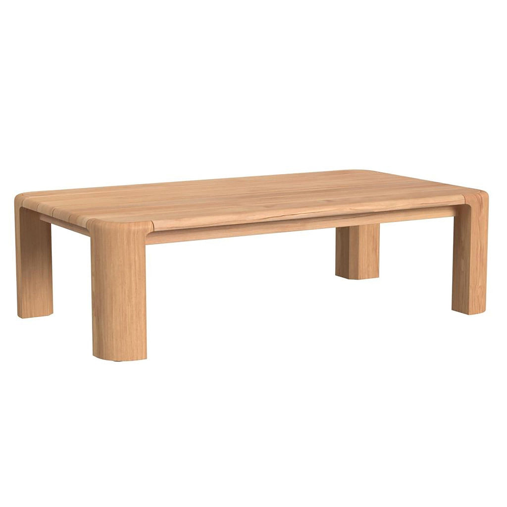 Natural Teak Coffee Table Silo Image 1