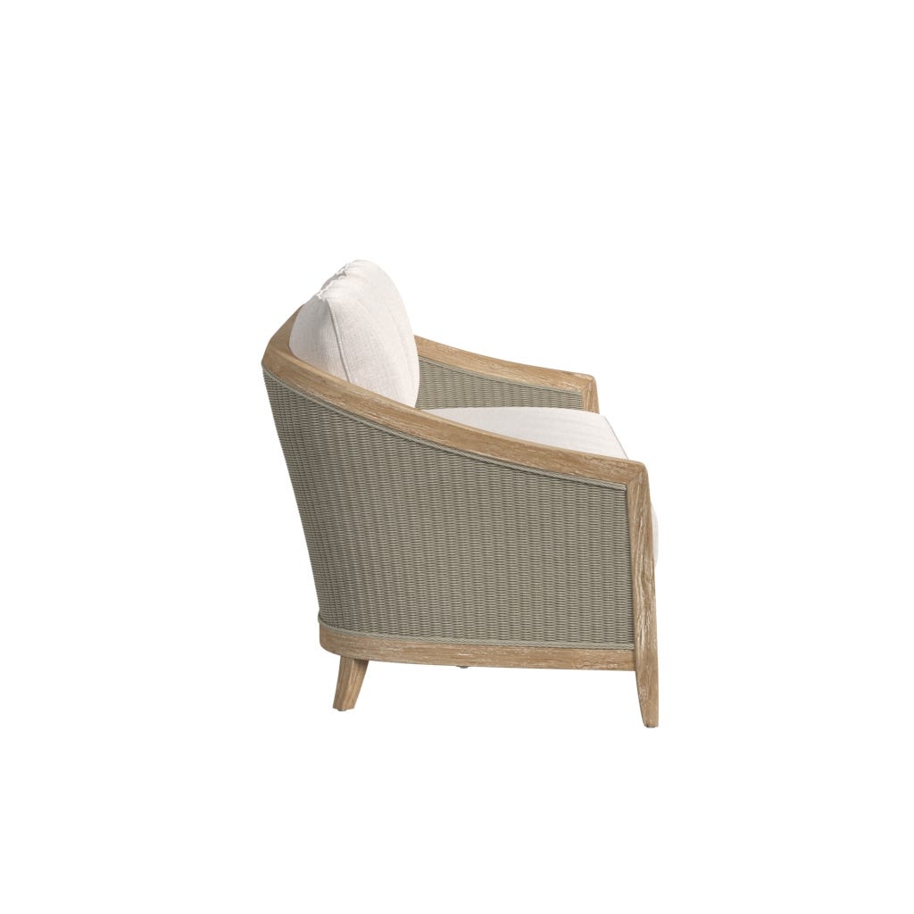 Cambria Sofa in Canvas Canvas w/ Self Welt