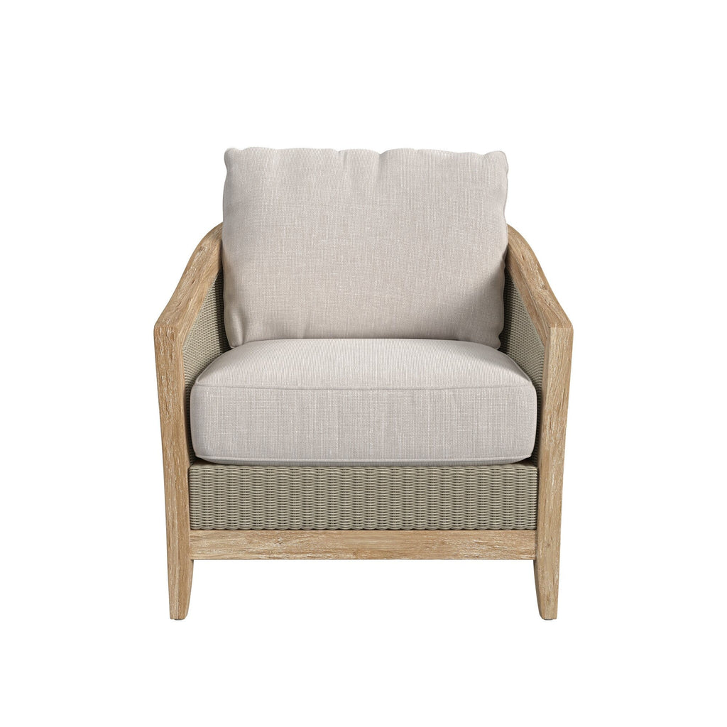 Cambria Club Chair in Canvas Canvas w/ Self Welt