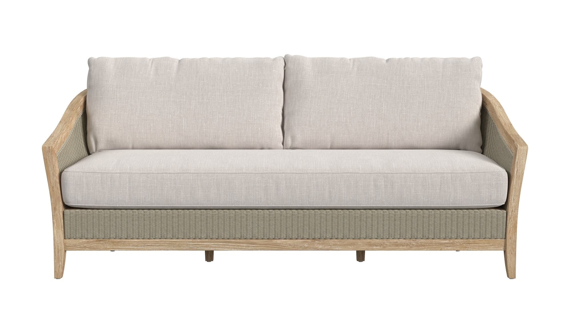 Cambria Sofa in Canvas Canvas w/ Self Welt