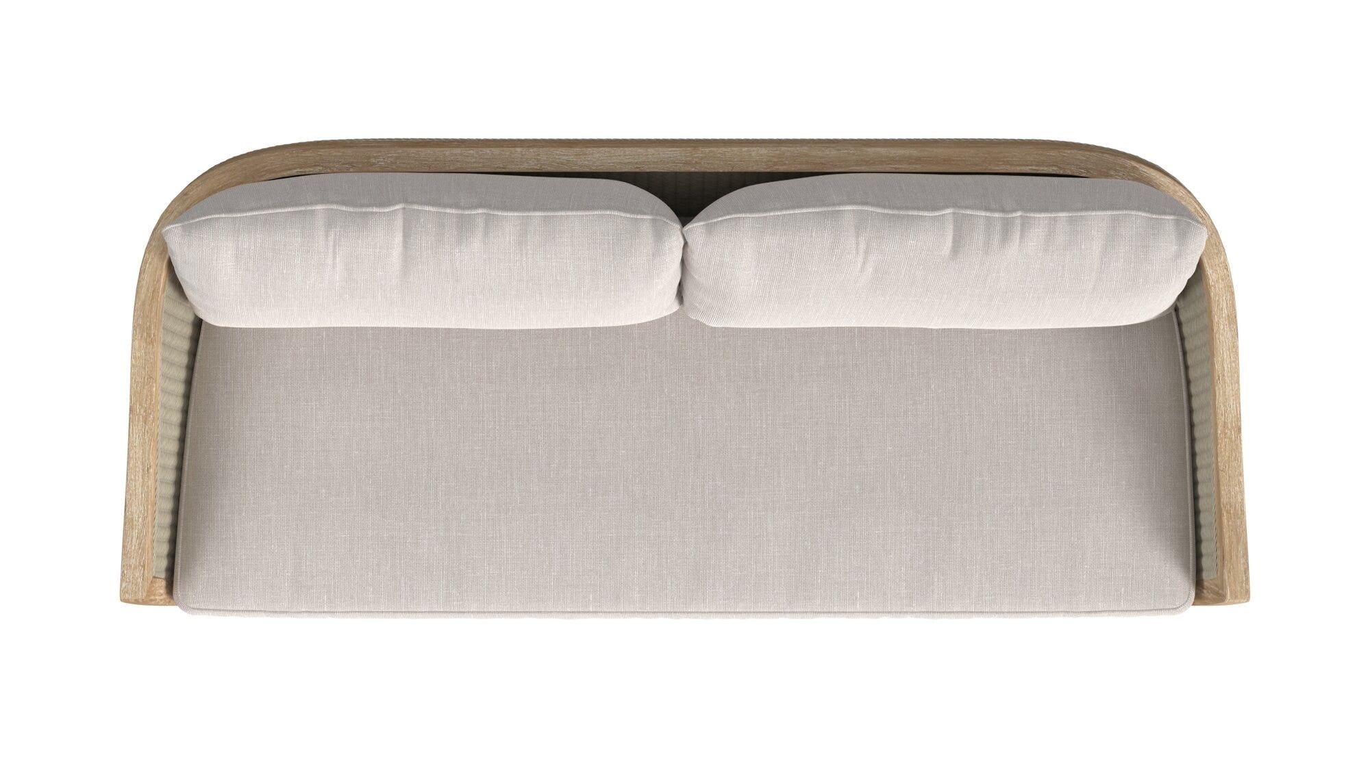 Cambria Sofa in Canvas Canvas w/ Self Welt