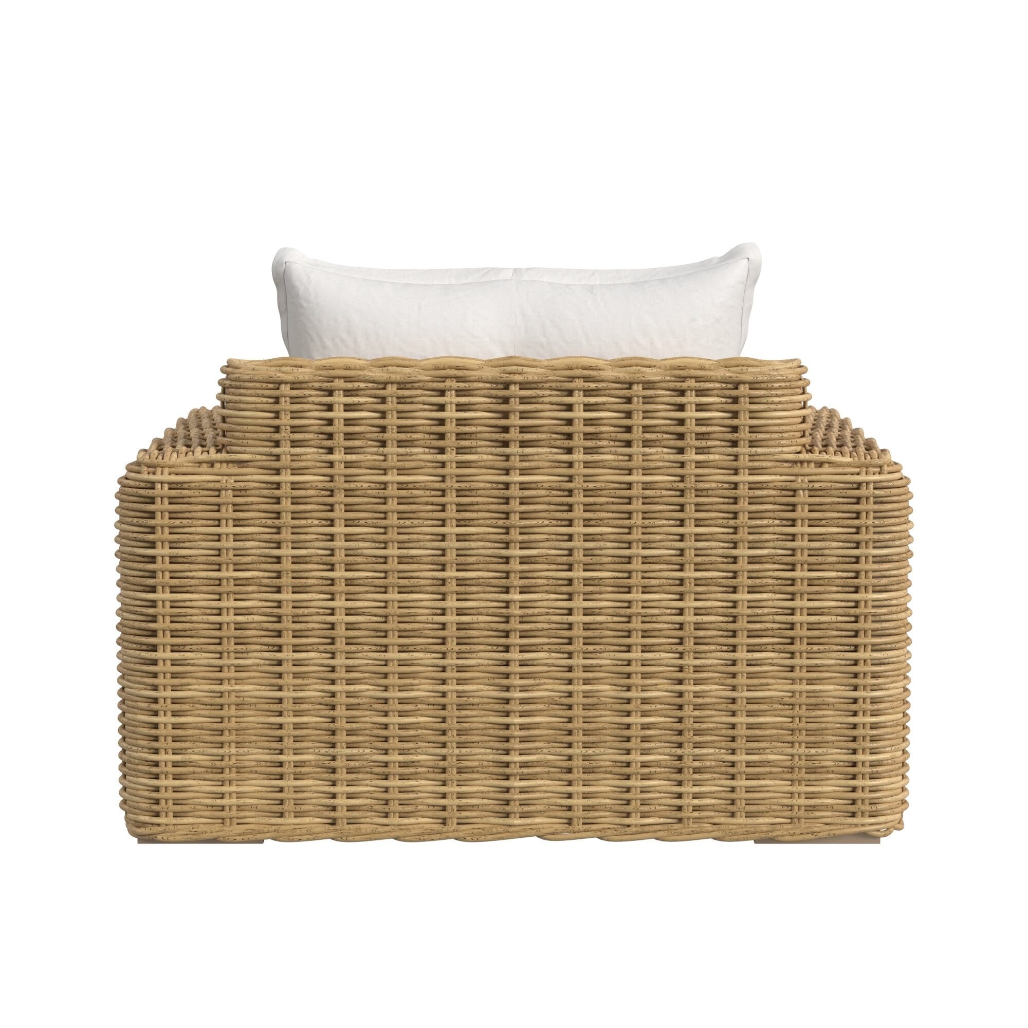 Playa Oversized Club Chair in Soothe Pearl w/ Flange Welt