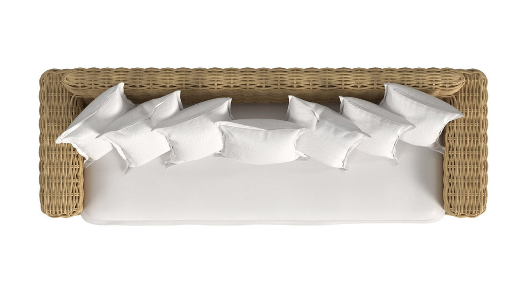 Playa Sofa in Soothe Pearl w/ Flange Welt
