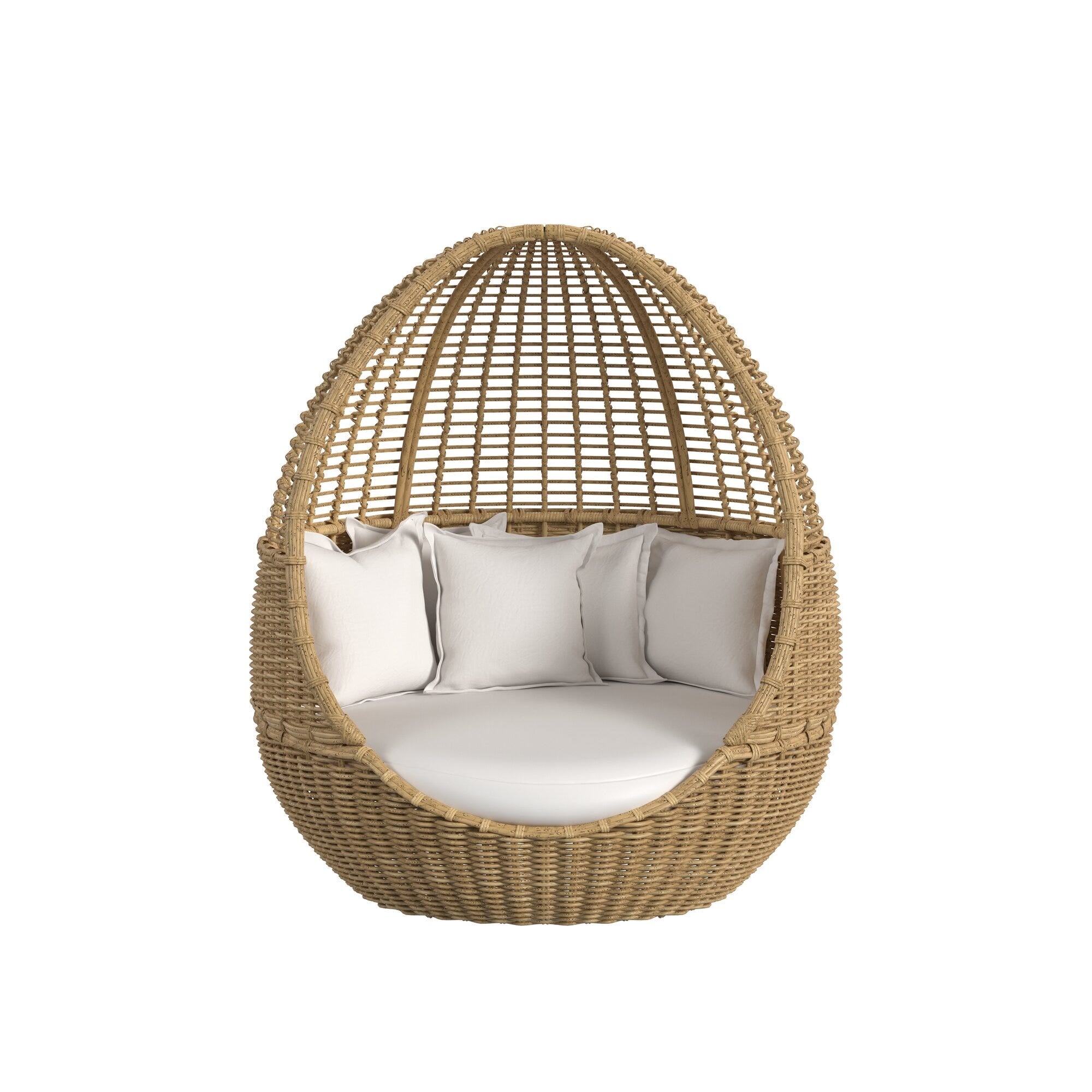 Playa Daybed in Soothe Pearl w/ Flange Welt