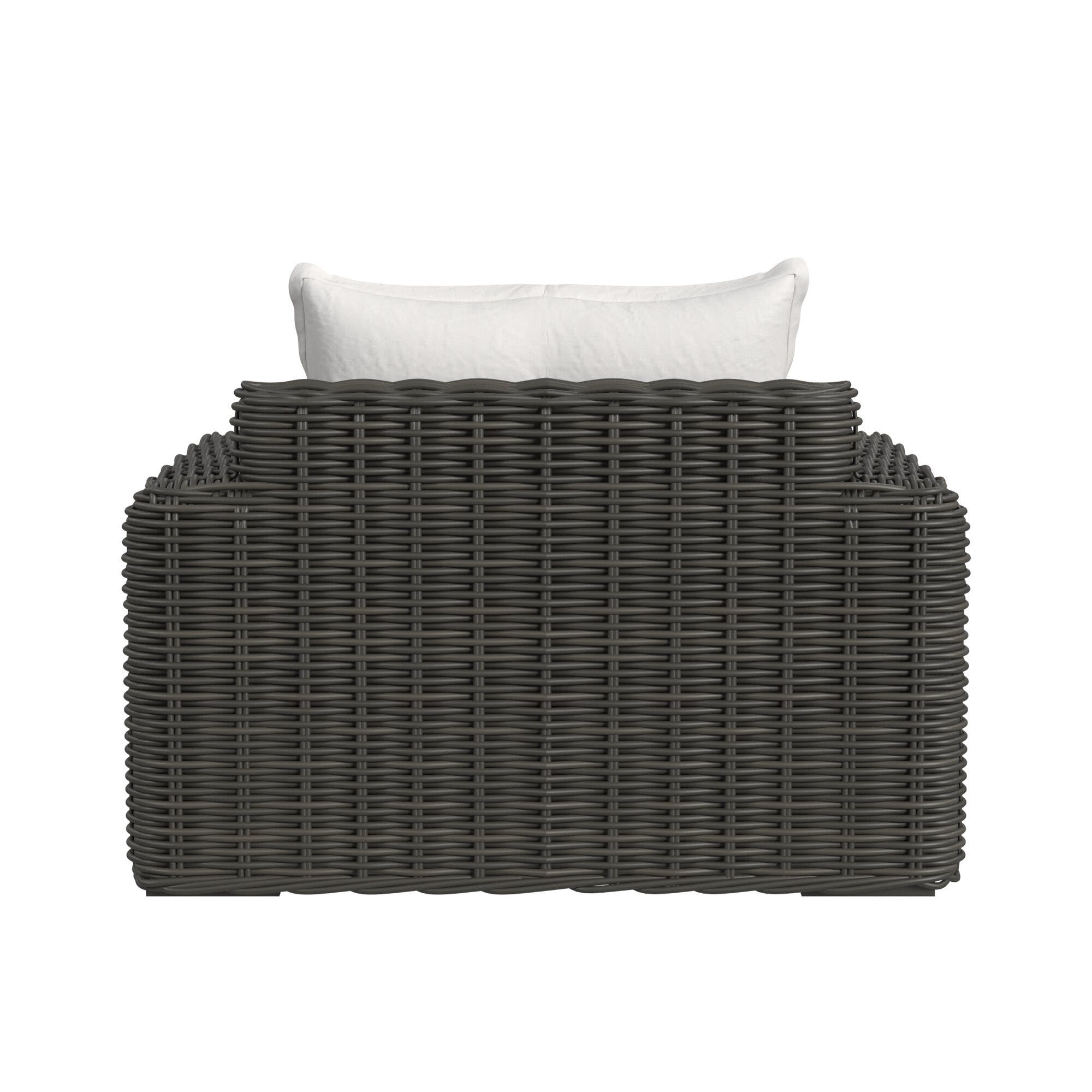 Cabo Oversized Club Chair in Soothe Pearl w/ Flange Welt