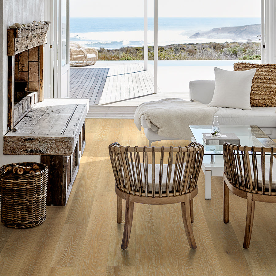Serenity Peace Oak Room - White Oak Hardwood Flooring