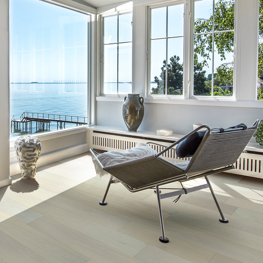 Serenity Pure Oak Room - white oak engineered flooring
