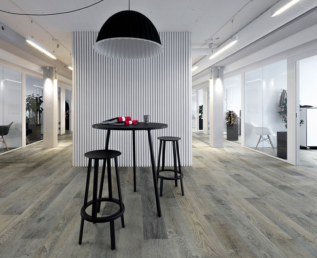 Silver Needle, Oak, from the True Hardwood Commercial Flooring Collection by Hallmark Floors