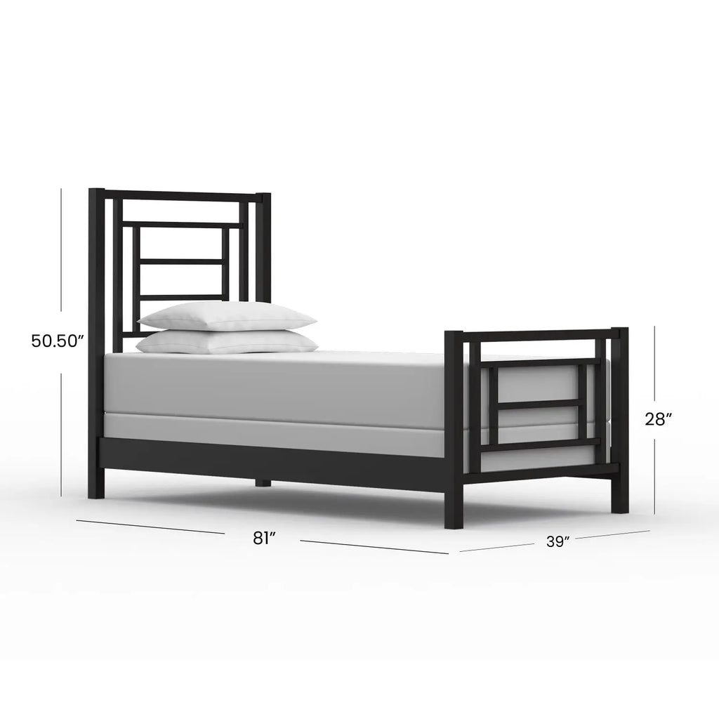 Sunset 1320 twin CBMPF MatteBlack finish dimensions C