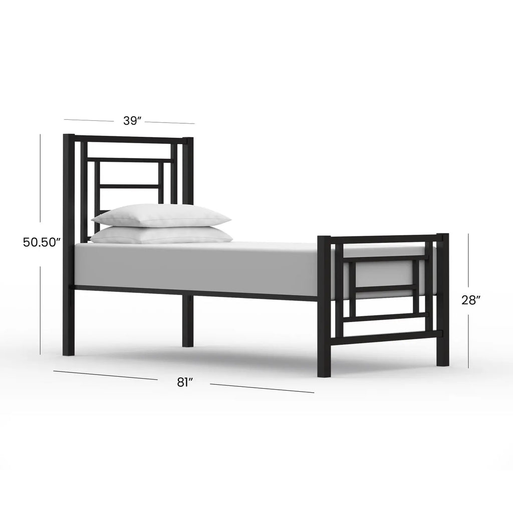 Sunset 1320 twin CBSHR MatteBlack finish dimensions1