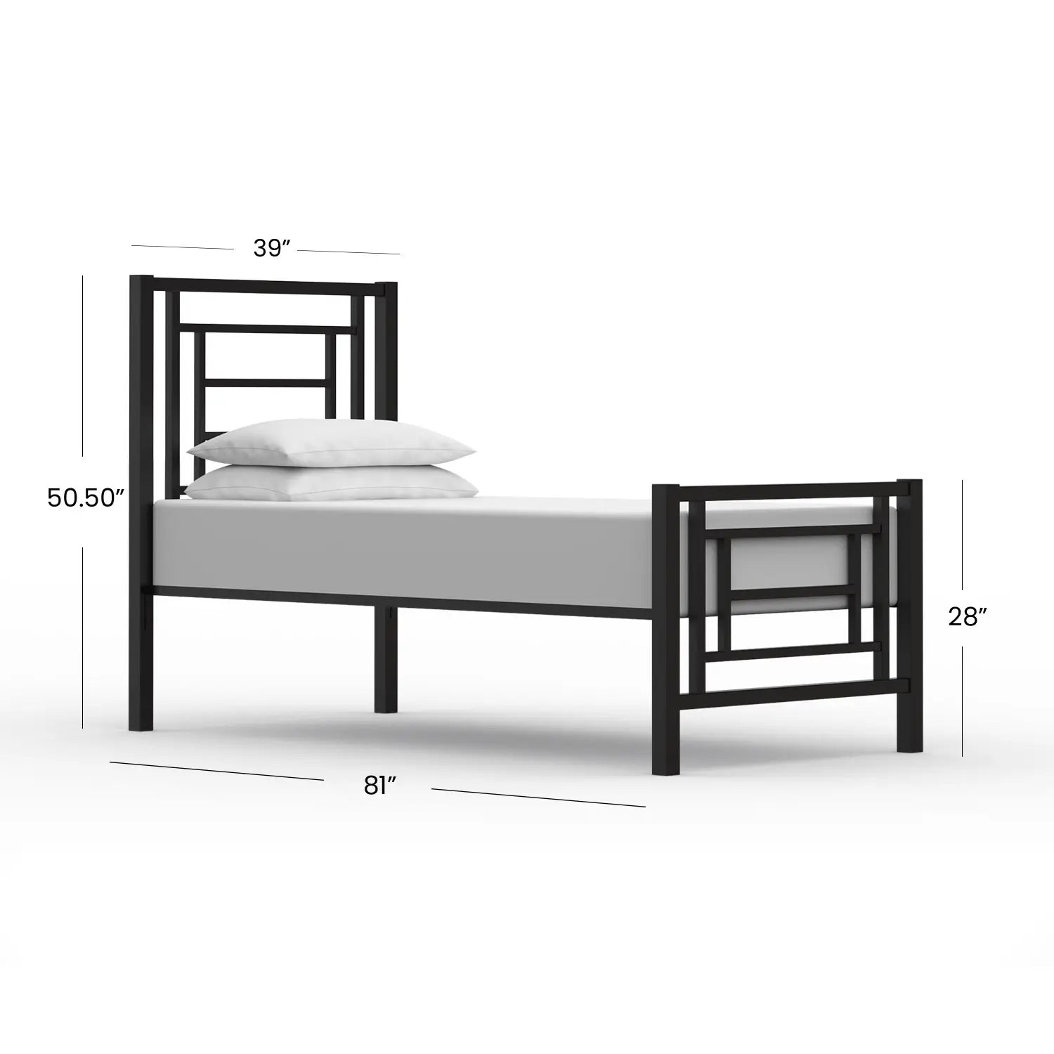Sunset 1320 twin CBSHR MatteBlack finish dimensions1