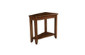WEDGE CHAIRSIDE TABLE-OAK Primary