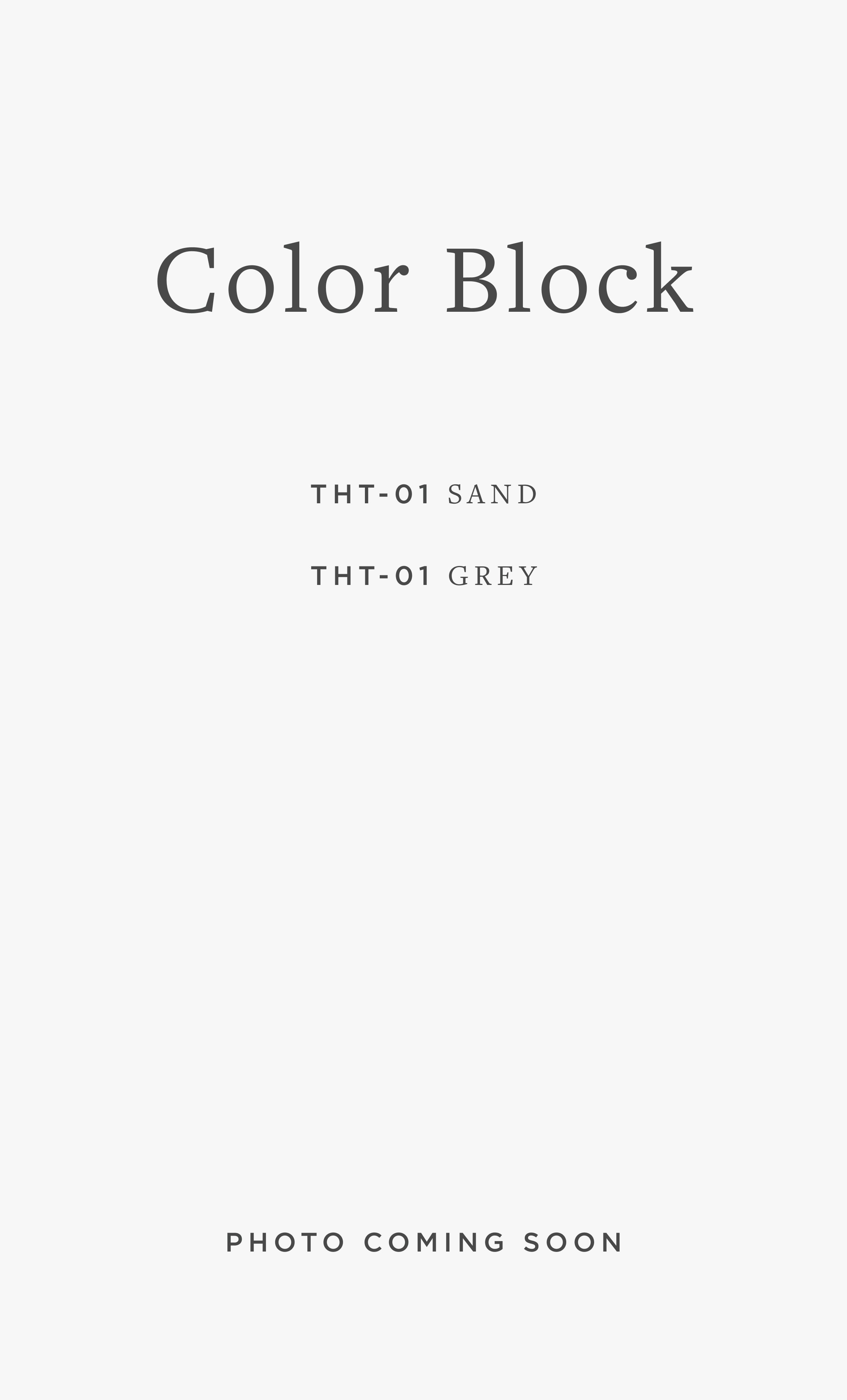 THT-01 COLOR BLOCK / 02