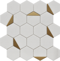 Roca Tile - Thassos Hexagon 12 x 13 Mosaic