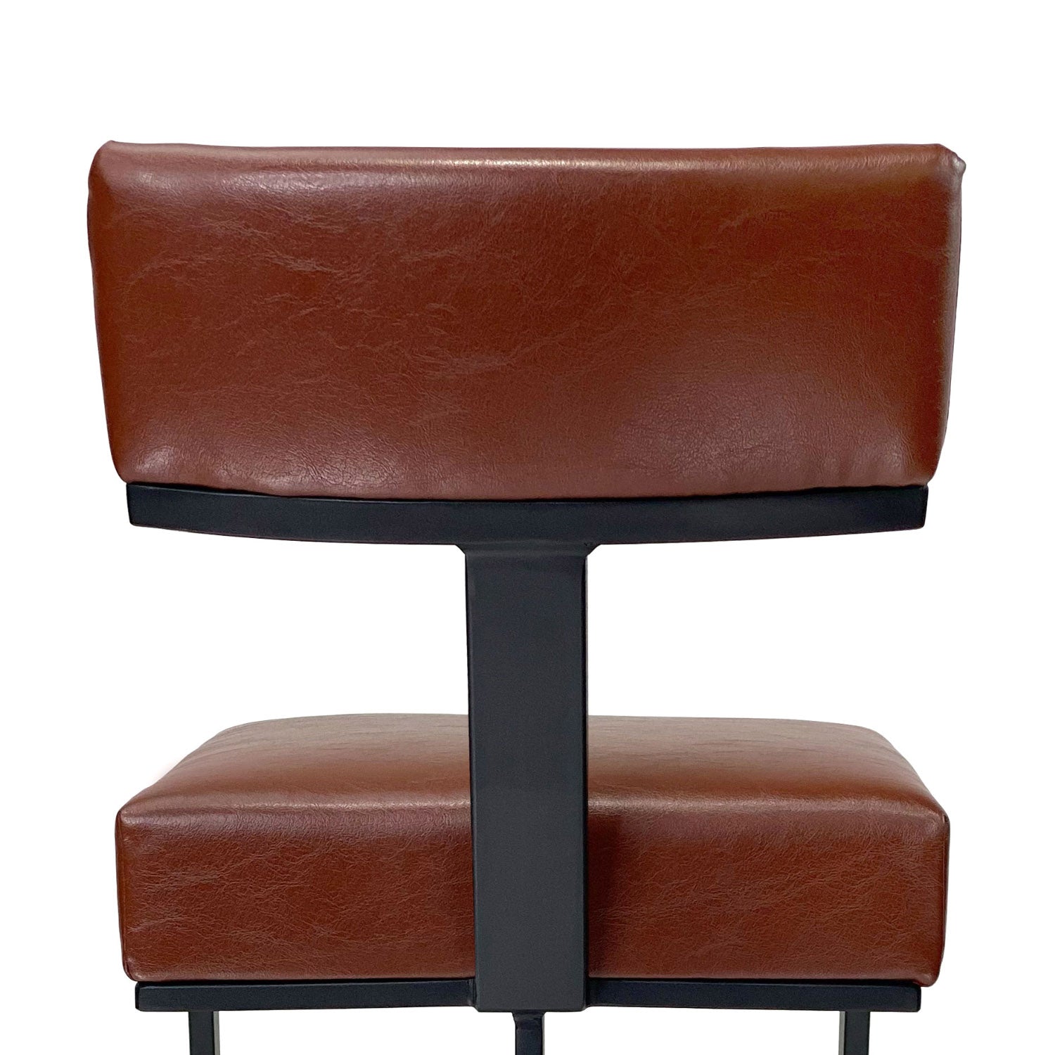 Tov B261H26XS MatteBlack finish YosemiteChestnut fabric closeup2