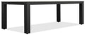 Graphite 94 in. Rectangle Dining Table