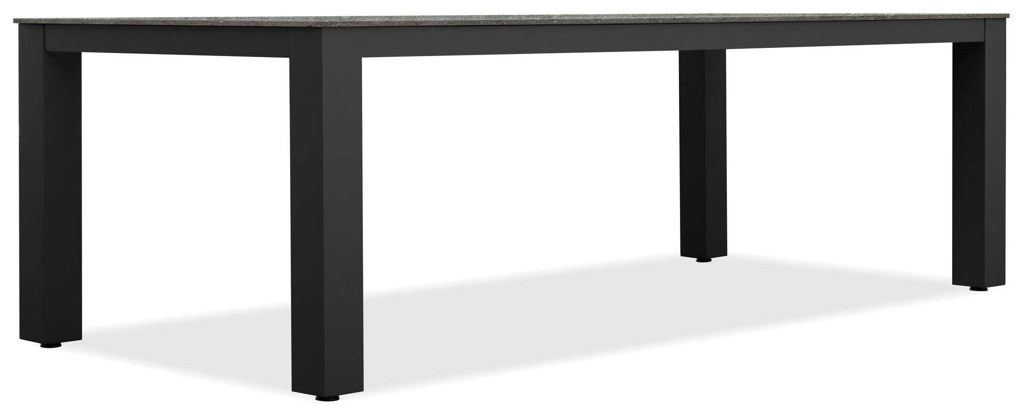 Graphite 94 in. Rectangle Dining Table