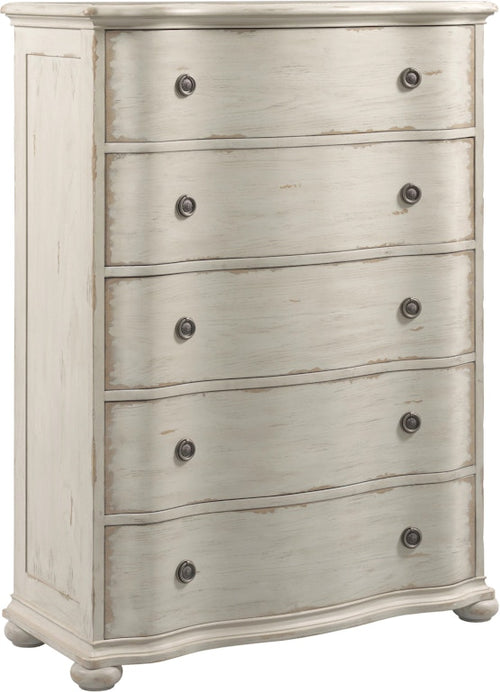 American Drew Helene Five Drawer Chest - Creme 309-215C