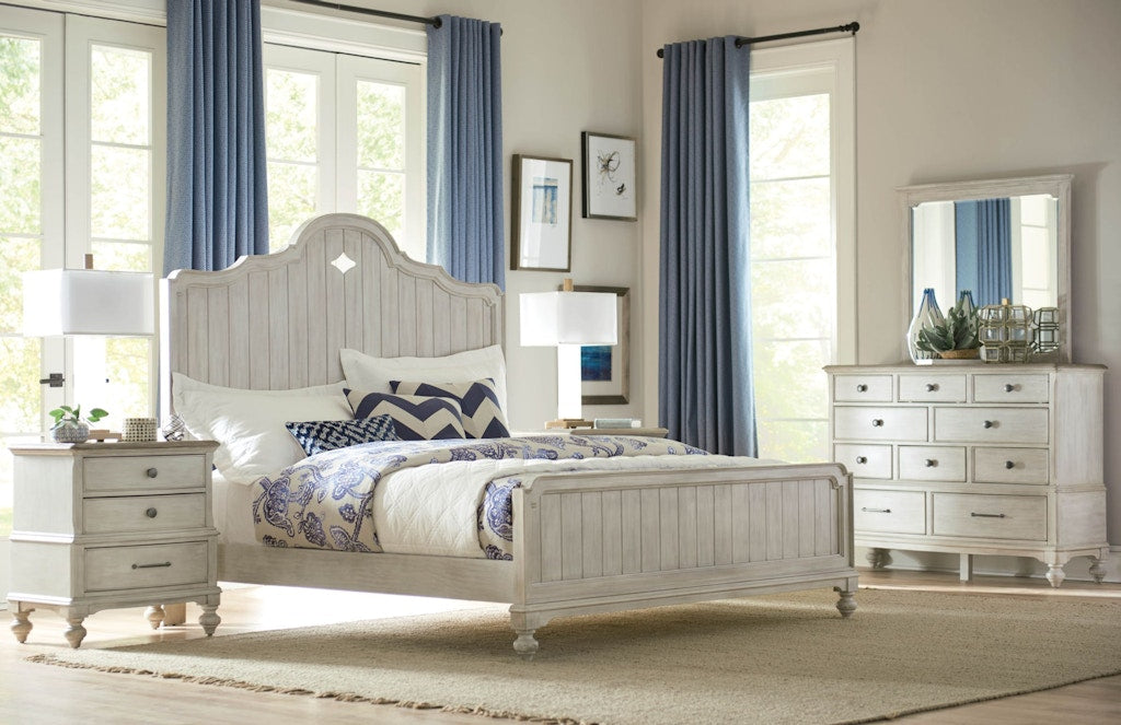 American Drew Laurel Panel Queen Bed Complete 750-304R