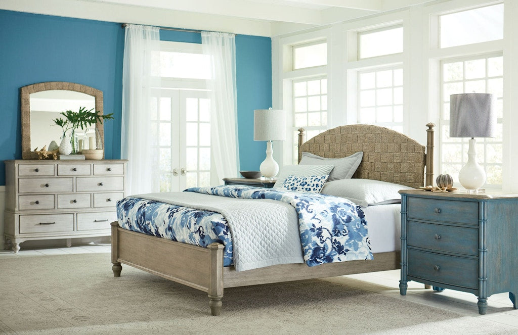 American Drew Currituck Low Post Queen Bed Complete 750-324R