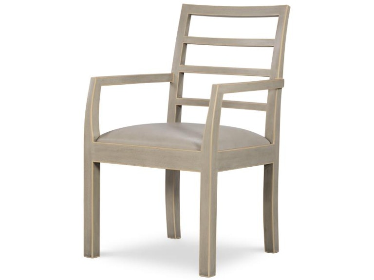 Century Furniture Dara Arm Chair - Modern French Grey And Taupe AE-CCU-3164A-F2