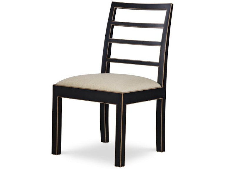 Century Furniture Dara Side Chair - Black And Gold AE-CCU-3164S-F1