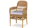 Century Furniture Mainland Wicker Dining Arm Chair Ae-D40-52-Nt