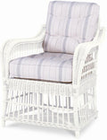 Century Furniture Mainland Wicker Large Dining Arm Chair With Button Back Ae-D40-54B