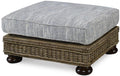 Century Furniture Rory Rattan Ottoman Ae-Ltd5271-12